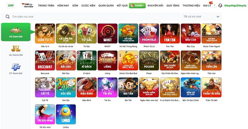 Game Bài OK9 - Sảnh Game Đổi Thưởng #1 Được Hội Viên Yêu Thích 1 Các Tựa Game Đình Đám Có Mặt Tại Sảnh Game Bài OK9